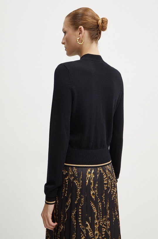 Odzież Versace Jeans Couture sweter wełniany 77HAFM21.CM45H czarny