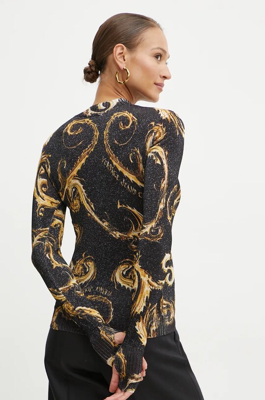 Odzież Versace Jeans Couture sweter 77HAFM24.CMN80 czarny