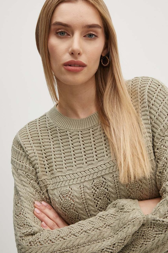 Pepe Jeans sweter bawełniany ISADORA zielony PL702159