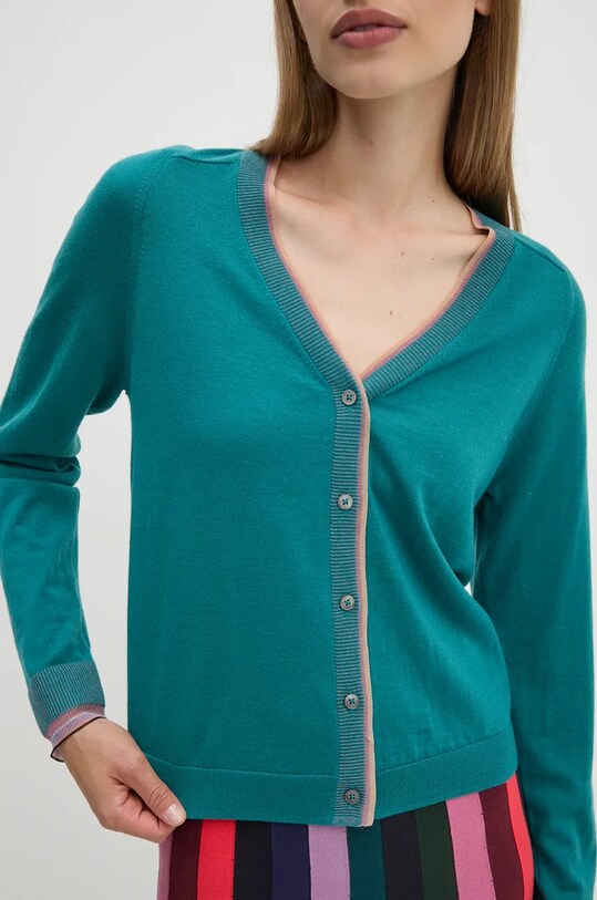 PS Paul Smith sweter turkusowy W2R.402N.N31198