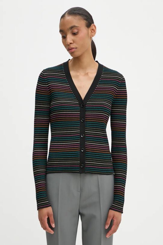 PS Paul Smith cardigan cu modele negru W2R.430N.N31248