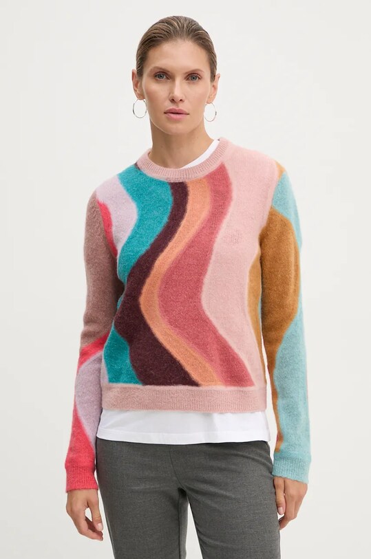 PS Paul Smith pulover de lână grosime medie multicolor W2R.441N.N31246