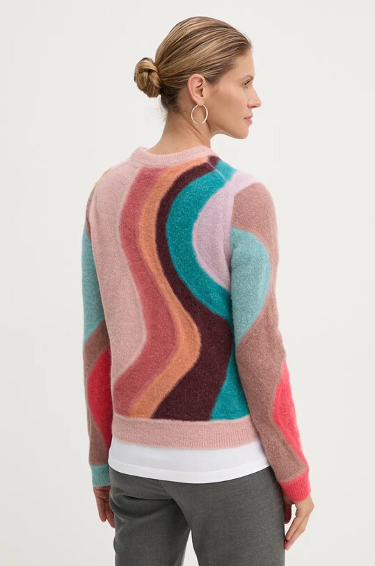 Îmbrăcăminte PS Paul Smith pulover de lână W2R.441N.N31246 multicolor