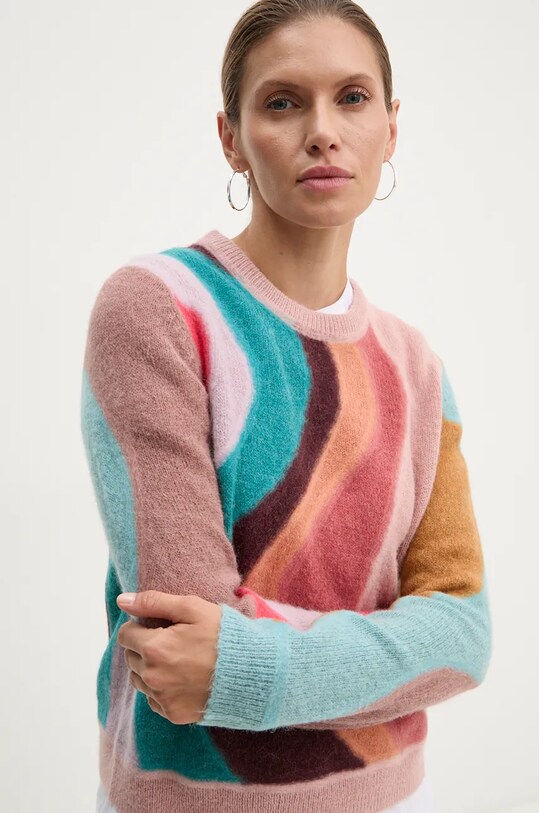 PS Paul Smith pulover de lână multicolor W2R.441N.N31246