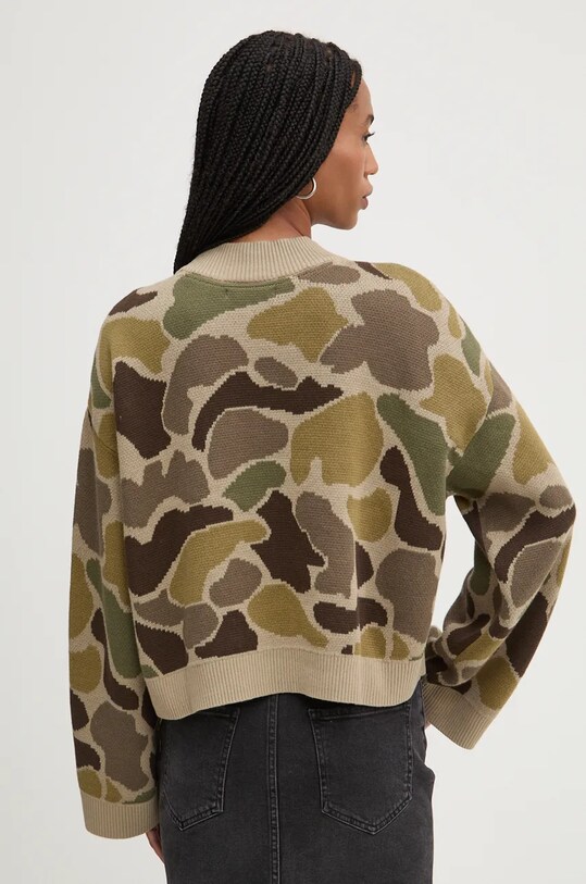 Oblečení Bavlněný svetr Vans VN000HQ5DBC1 zelená