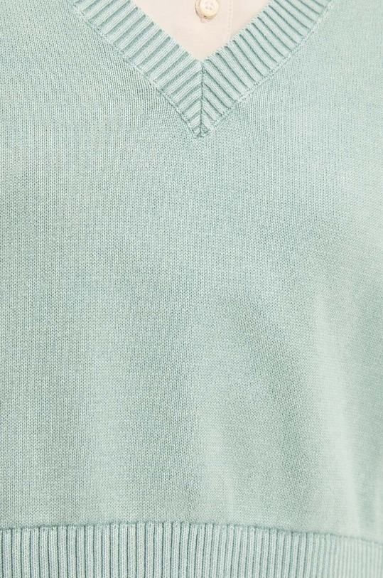 Vans vestă din bumbac VN000HQ3M8I1 turcoaz