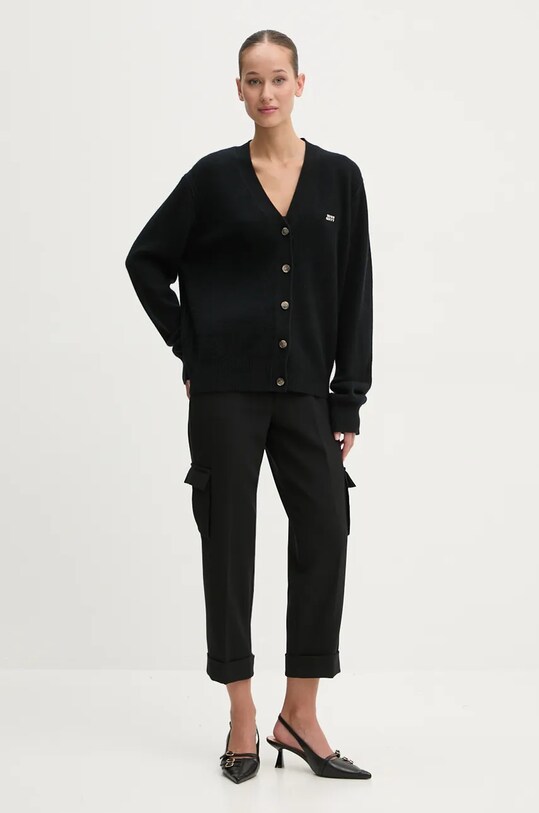 Miss Sixty cardigan din lana 6L3RJ3990000 negru AW24
