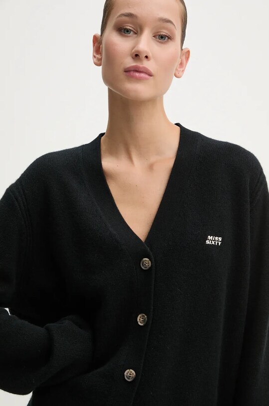 Miss Sixty cardigan din lana negru 6L3RJ3990000