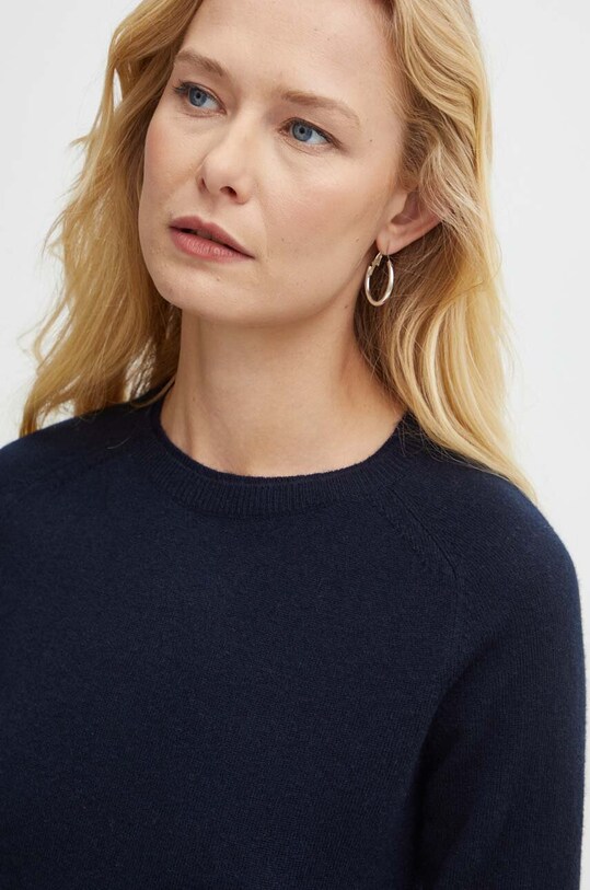 Vlnený sveter Max Mara Leisure tmavomodrá 2426366018600