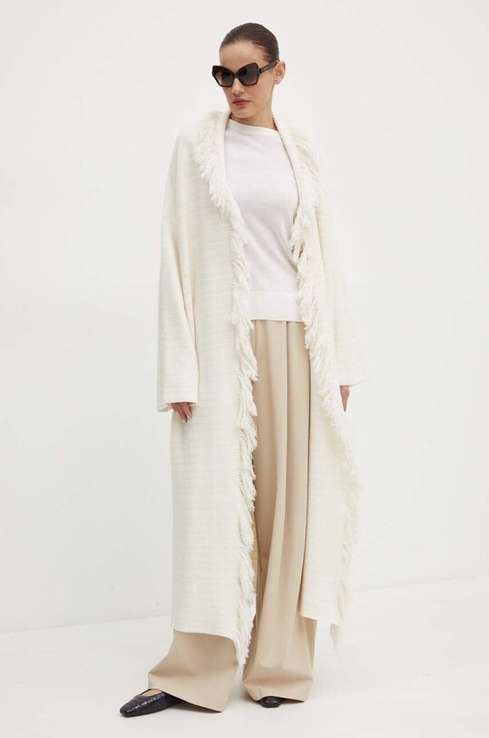 Шерстяной свитер Max Mara Leisure 2426366088600 бежевый AW24