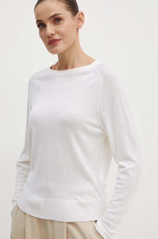 Шерстяной свитер Max Mara Leisure бежевый 2426366088600