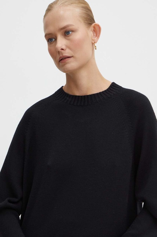 Max Mara Leisure pulover de lana negru 2426366158600