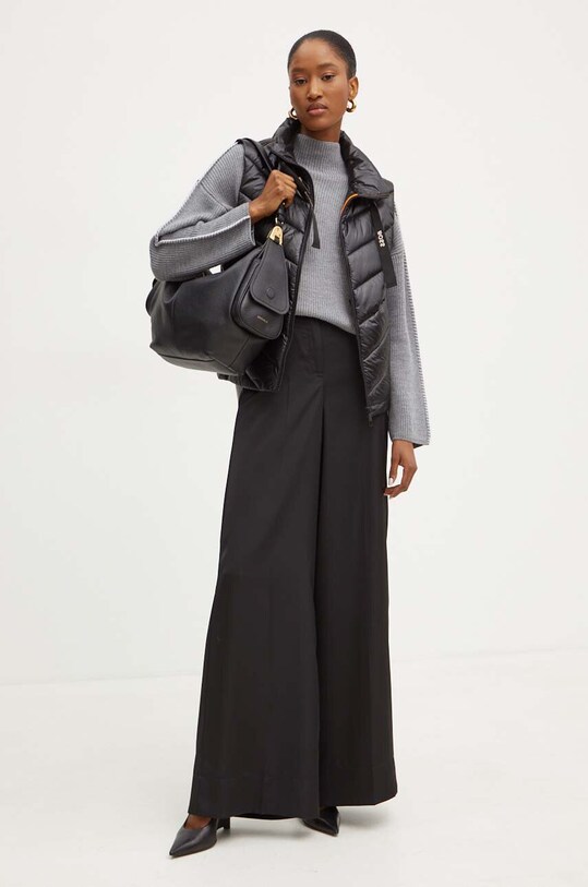 Vuneni pulover Max Mara Leisure 2426366178600 siva AW24