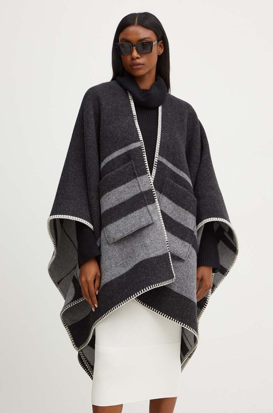 Abbigliamento MM poncho il lana 2426736038600 grigio