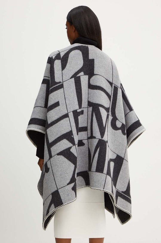 MM poncho il lana 2426736038600 grigio