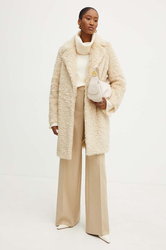 Luisa Spagnoli pulover de lana MAGNUS 58460 bej AW24