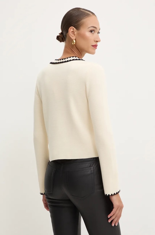 Ruházat Luisa Spagnoli gyapjú kardigán MEGADUCA 58398 bézs