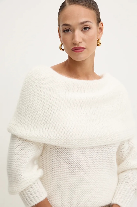 Luisa Spagnoli pulover de lana CONVOGLIO bej 58526