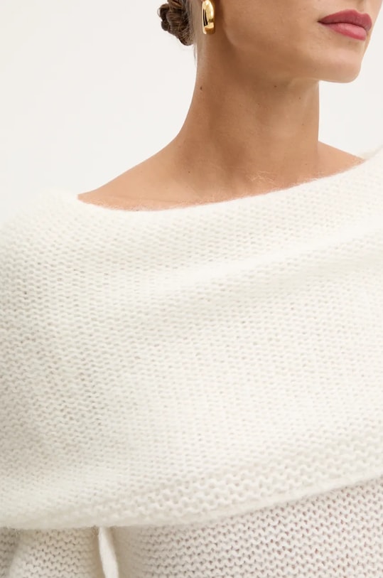 Luisa Spagnoli pulover de lana CONVOGLIO 58526 bej