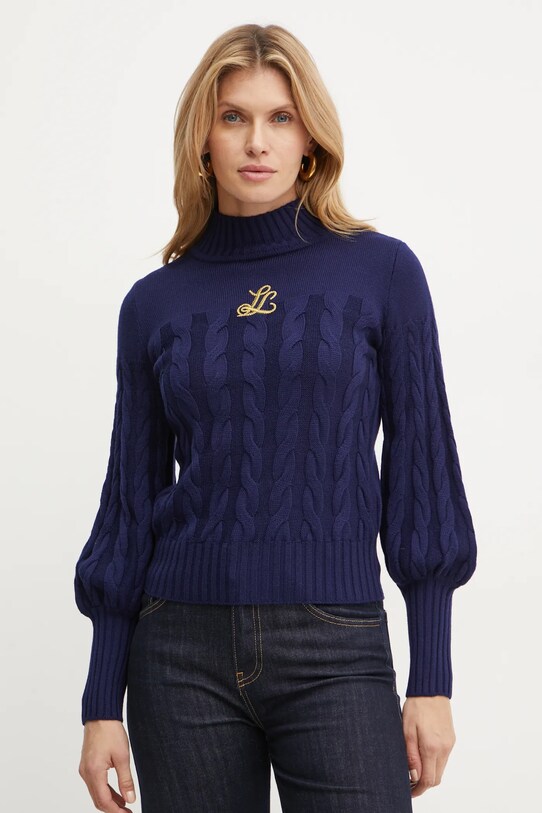 Luisa Spagnoli maglione in lana MILEDY blu navy 58395