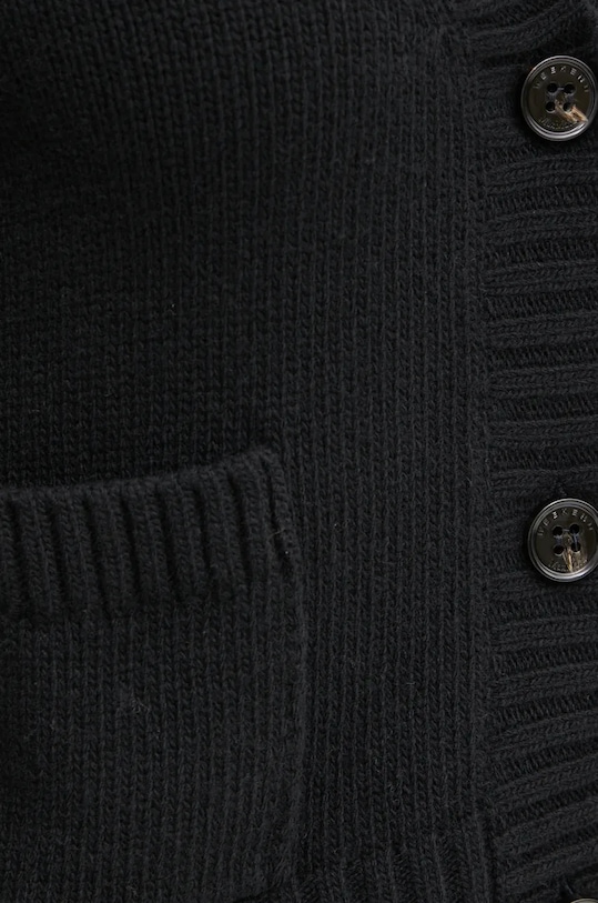 Weekend Max Mara kardigan wełniany 2425346042600 czarny