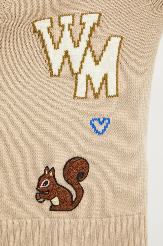 Vlněný svetr Weekend Max Mara 2425346052600 béžová