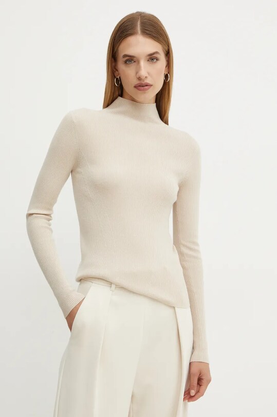 Вовняний светр Weekend Max Mara бежевий 2425366052600
