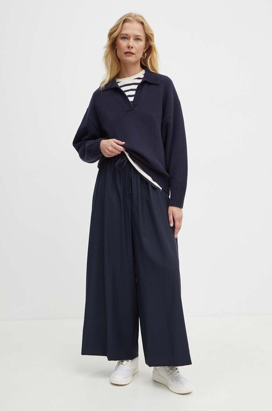 Weekend Max Mara pulover de lana 2425366152600 bleumarin AW24