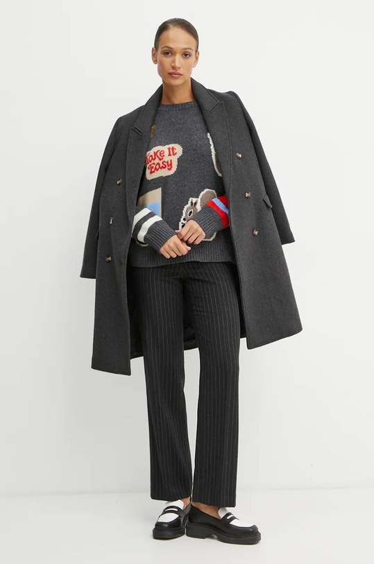 Weekend Max Mara maglione in lana 2425366212600 grigio AW24