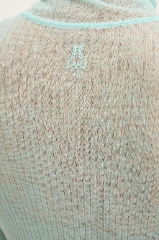 Vlněný svetr Patrizia Pepe 2K0286.K205 tyrkysová