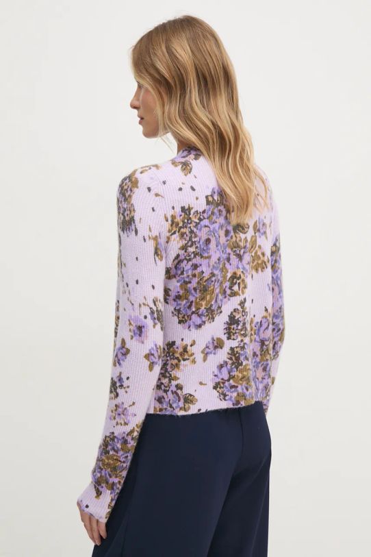 Oblečení Svetr s příměsí vlny United Colors of Benetton 1HCLD501Q fialová