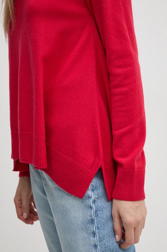 Vlněný svetr United Colors of Benetton 1044D10BH červená