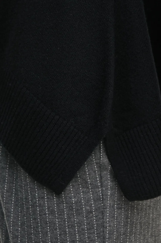 United Colors of Benetton sweter wełniany 1044D10BH czarny