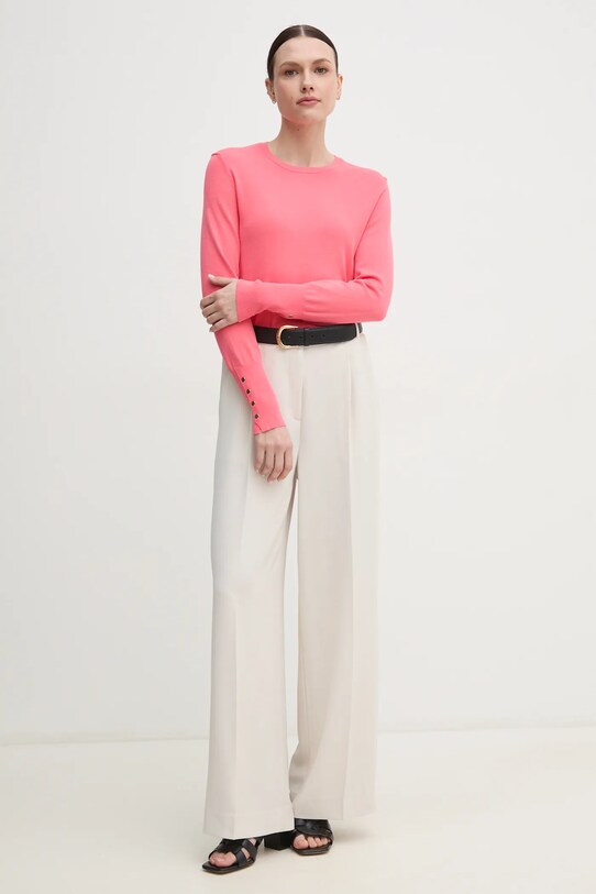 United Colors of Benetton sweter 104HD10CB różowy SS25