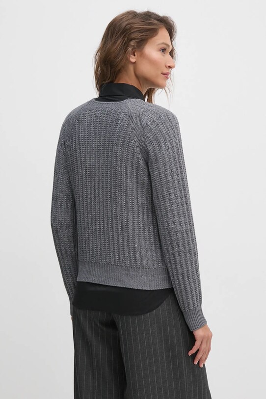 Odzież United Colors of Benetton sweter wełniany 142ND10CA szary