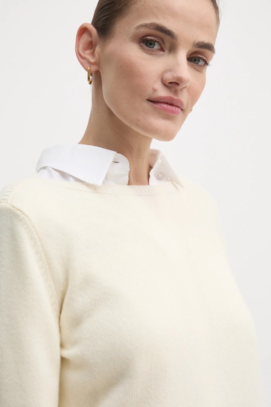 Вовняний светр United Colors of Benetton бежевий 1244D10C6