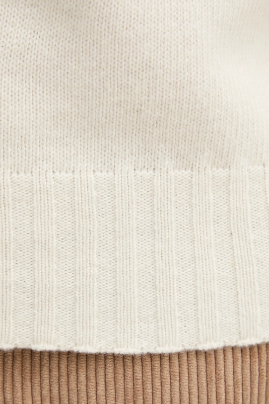 Вълнен пуловер United Colors of Benetton 1244D10C6 бежов