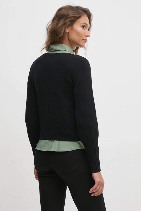 Дрехи Вълнен пуловер United Colors of Benetton 1244D10C6 черен