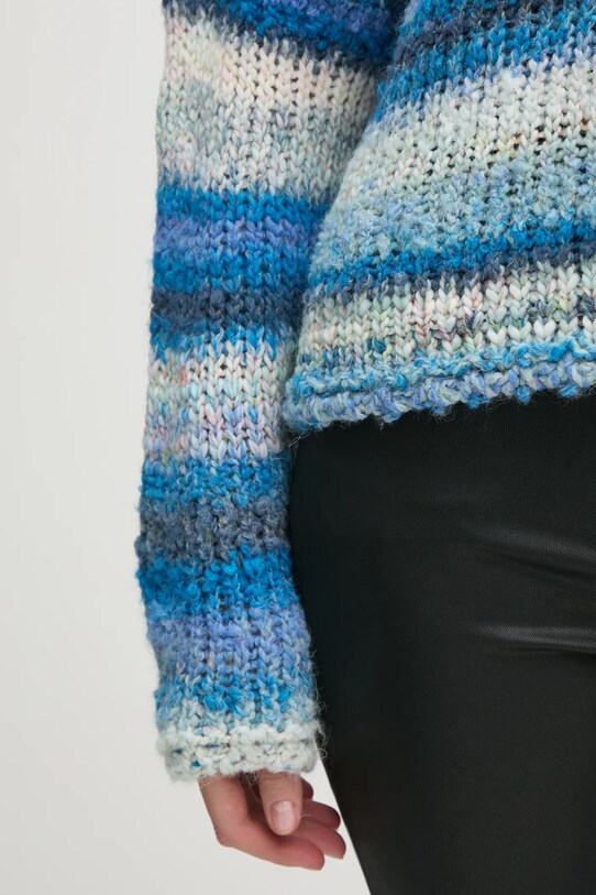 United Colors of Benetton sweter z domieszką wełny 1060D203C niebieski