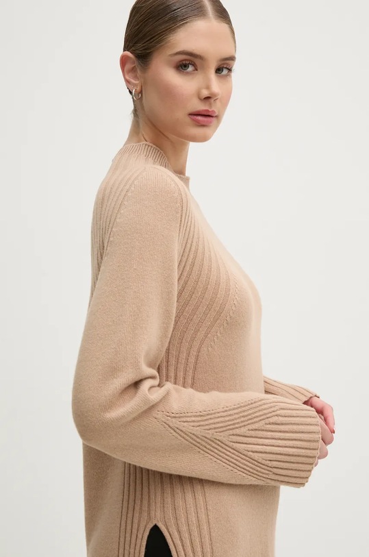Вовняний светр United Colors of Benetton бежевий 1244D203E