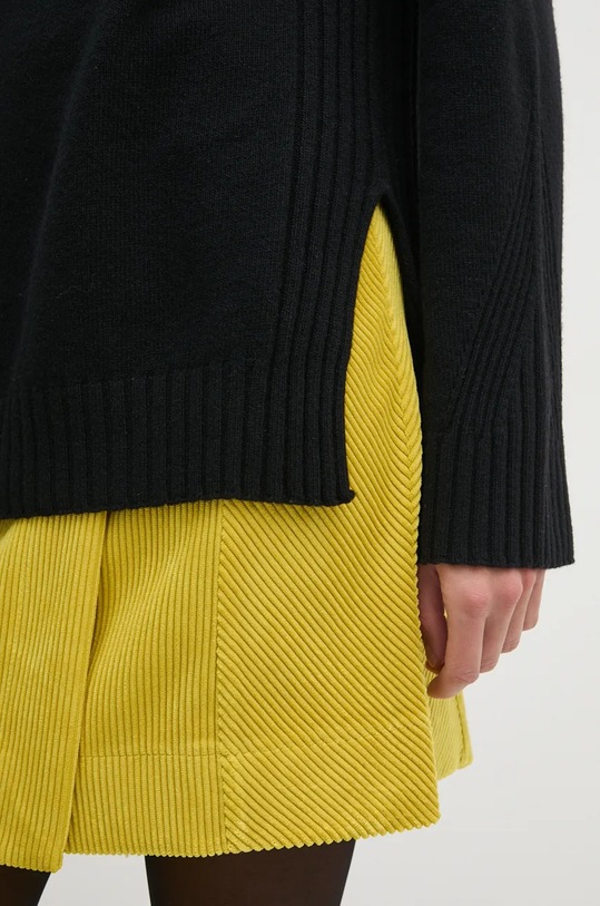 United Colors of Benetton pulover de lana 1244D203E negru