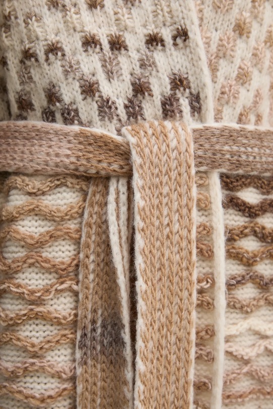 United Colors of Benetton cardigan din amestec de lana 115CE6042 bej