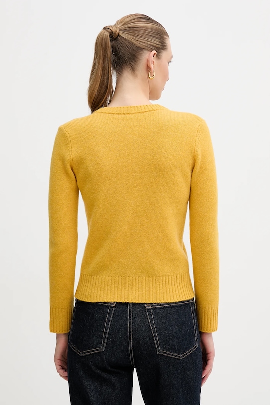Oblačila Volnena jopica United Colors of Benetton 103ME500L rumena
