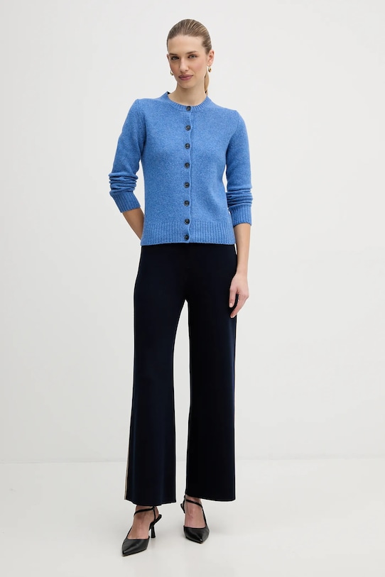 Volnena jopica United Colors of Benetton 103ME500L modra AW25