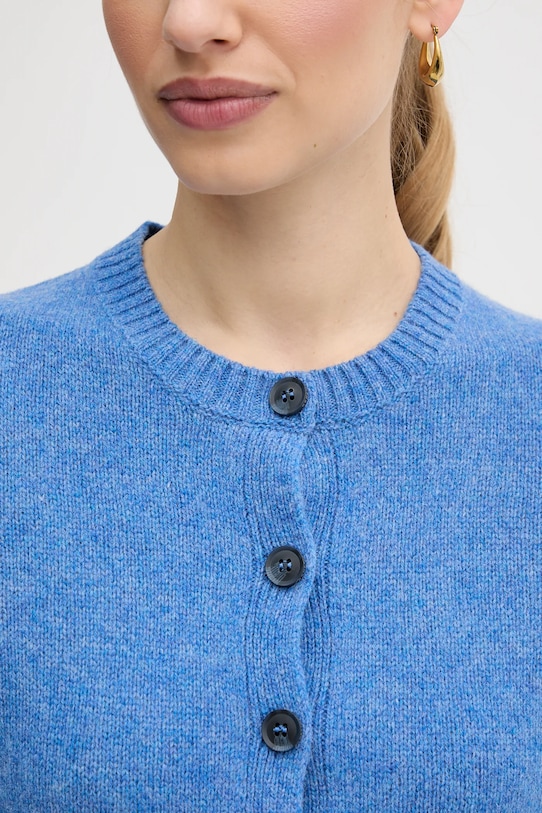 Volnena jopica United Colors of Benetton 103ME500L modra