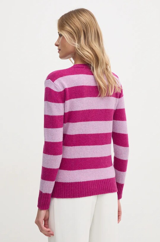 Вовняний светр United Colors of Benetton 103ME107E фіолетовий NC24