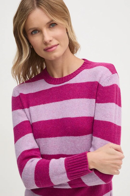 Одяг Вовняний светр United Colors of Benetton 103ME107E фіолетовий