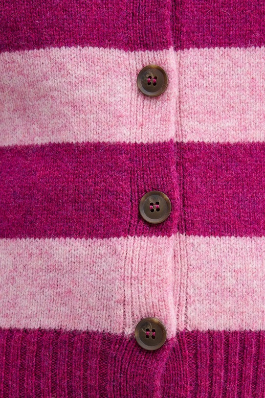 Vuneni kardigan United Colors of Benetton 103ME5014 ljubičasta