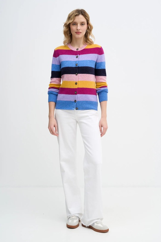 Vuneni kardigan United Colors of Benetton 103ME5014 šarena AW25