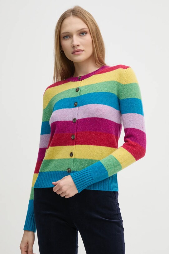 Vuneni kardigan United Colors of Benetton šarena 103ME5014